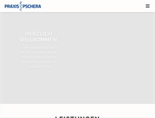 Tablet Screenshot of praxis-pschera.de